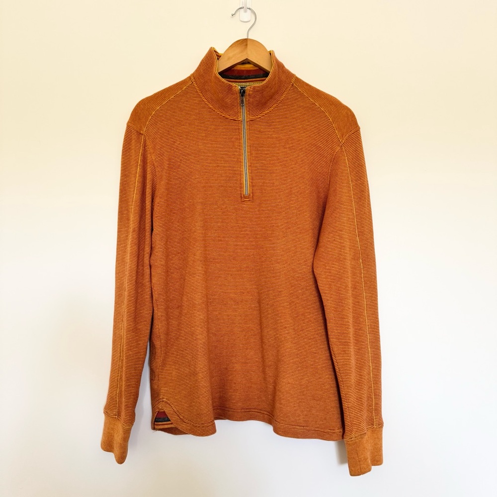Robert Graham Men’s Half Zip Flip Cuff Sweater